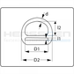 Threading Frame D-RING - 44mm