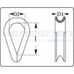 Wire Rope THIMBLE -  3mm