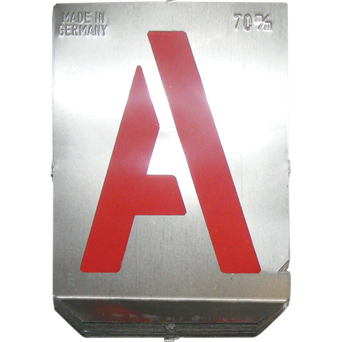 Letter STENCIL PLATES ('A' - 'Z') -  60mm