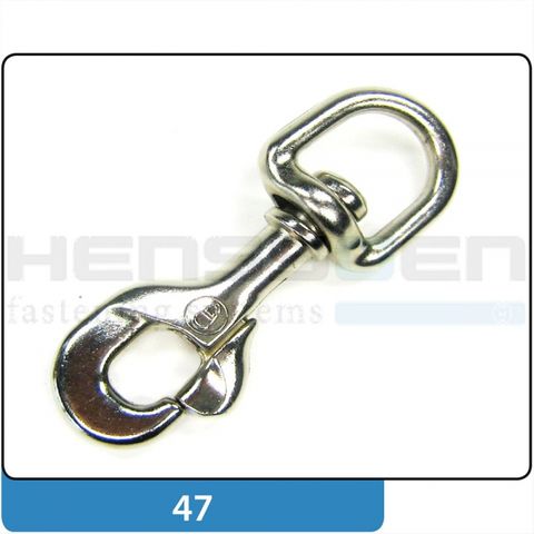 Round Eye SNAP HOOK - Light Sliding Bolt