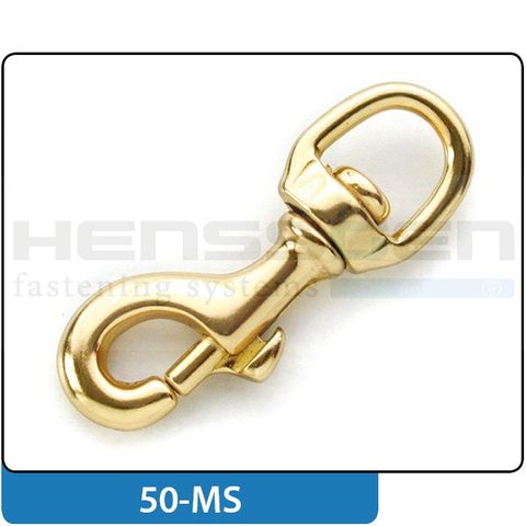 Round Eye SNAP HOOK - Standard Bolt (Brass)