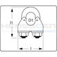 'U' Bolt WIRE ROPE CLIP - 10mm