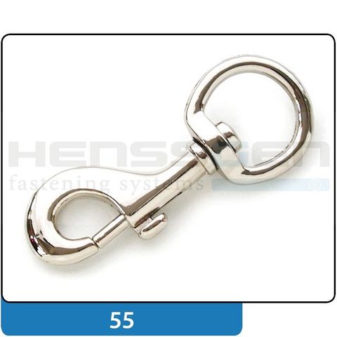 Round Eye SNAP HOOK - Heavy Sliding Bolt (28mm)