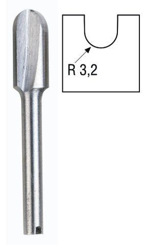 '6.4mm Rounded' ROUTER BIT - For Micro Shaper (MP-400)