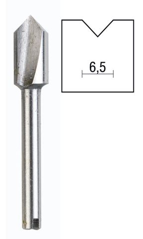 '6.5mm V Cutter' ROUTER BIT - For Micro Shaper (MP-400)