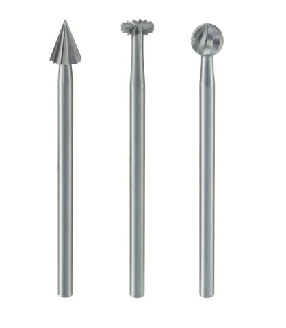 '5mm Asst. Shapes' MILLING BITS - Pkt of 3