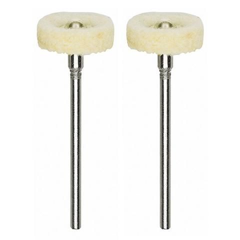 '16mm Disc' Felt POLISHERS - Pkt of 2