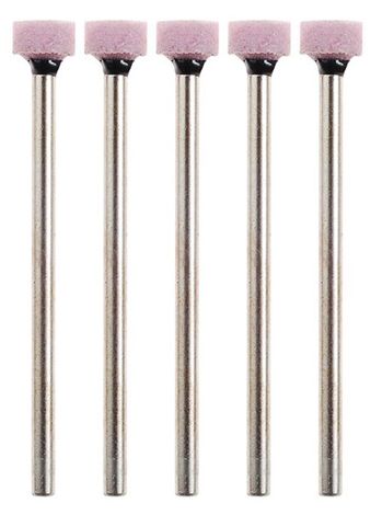'6mm Wheel' Corundum GRINDING BITS - Pkt of 5