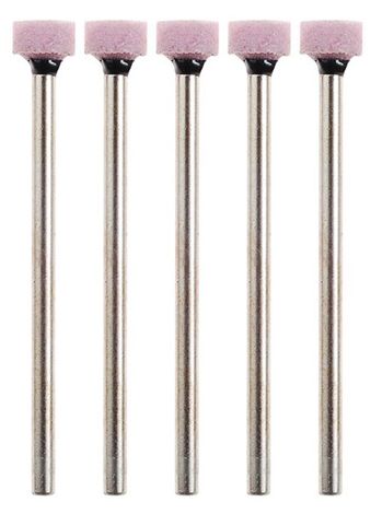 '6mm Wheel' Corundum GRINDING BITS - Pkt of 5