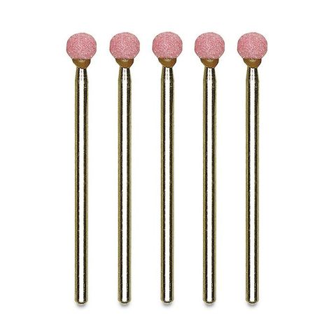 '5mm Ball' Corundum GRINDING BITS - Pkt of 5