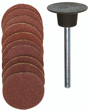 '18mm' Corundum SANDING DISCS - Pkt of 10