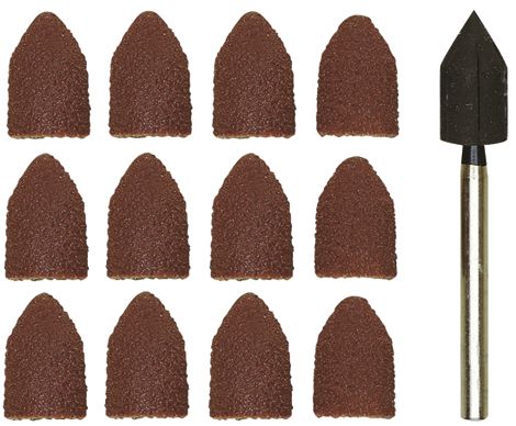 '18mm' Corundum SANDING CONES - Pkt of 10