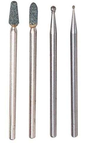 GLASS WORKING BITS - 4 PCE SET