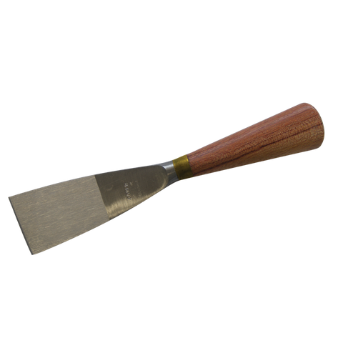 Straight Blade LEAD KNIFE - With Wooden Handle