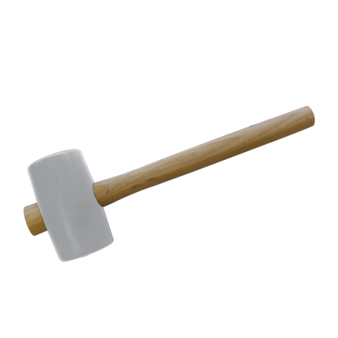 RUBBER MALLET - 70mm Face (White)