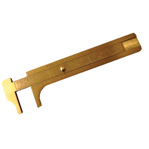 Pocket SLIDE CALLIPER - Solid Brass