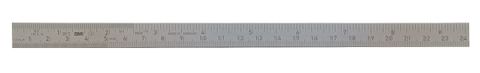 18mm Wide Flexible STEEL RULER -  15cm (Met/Imp)