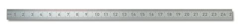 18mm Wide Flexible STEEL RULER - 100cm (Met/Met)