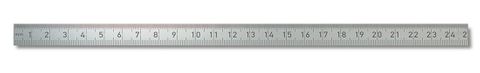 18mm Wide Flexible STEEL RULER - 200cm (Met/Met)