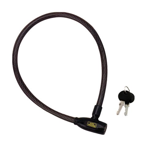 Keyed BICYCLE CABLE - 90cm Long (15mm Dia.)