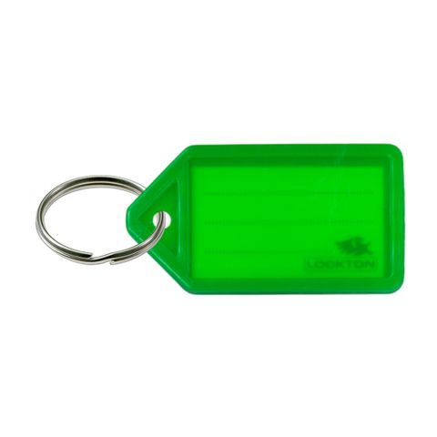 KEY TAGS (FLURO RANGE) *Green Gecko* - Pkt of 20