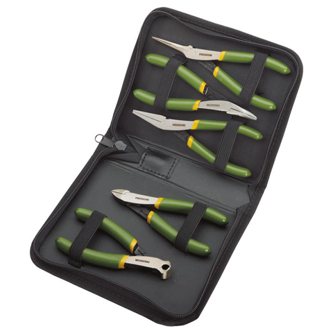 Precision Mechanics PLIER SET - 5 Pieces in Zipper Case