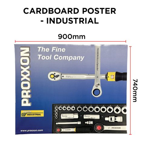 CARDBOARD POSTER - INDUSTRIAL 900 x 740mm