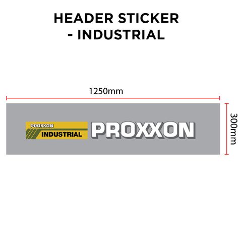 HEADER STICKER - INDUSTRIAL 1250 x 300mm