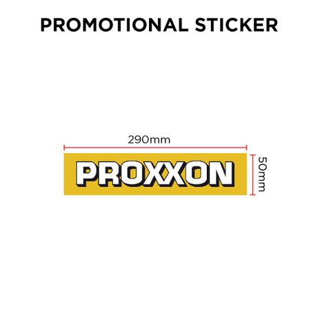 PROMOTIONAL STICKER - PROXXON Yellow 290 x 50mm