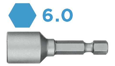 'PRO' NUTSETTER BIT (6.0 x 45mm) - Loose