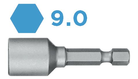 'PRO' NUTSETTER BIT (9.0 x 45mm) - Loose