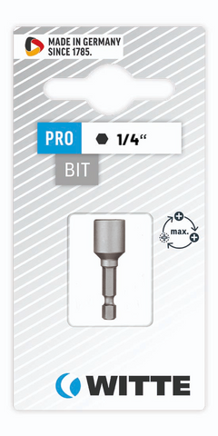 'PRO' NUTSETTER BIT (1/4" x 45mm) - Carded