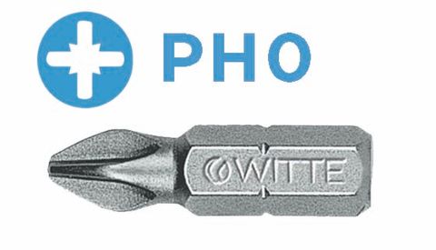 'PRO' PHILLIPS BIT (PH0 x 25mm) - Loose