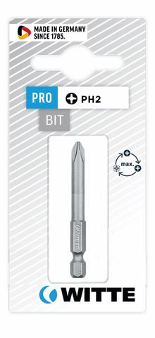 'PRO' PHILLIPS BIT (PH2 x 70mm) - Carded