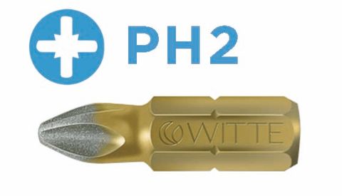 'MAXX-Diamond' PHILLIPS BIT (PH2 x 25mm) - Loose