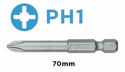 'PRO' PHILLIPS BIT (PH1 x 70mm) - Loose