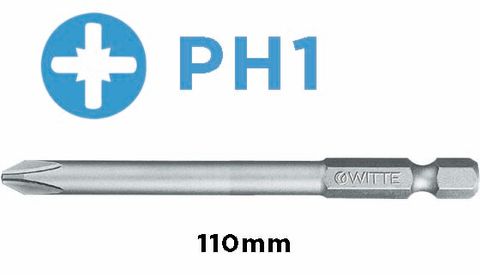 'PRO' PHILLIPS BIT (PH1 x 110mm) - Loose