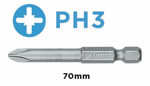 'PRO' PHILLIPS BIT (PH3 x 70mm) - Loose