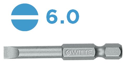 'PRO' SLOTTED BIT (6.0 x 50mm) - Loose