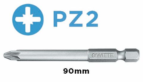 'PRO' POZIDRIV BIT (PZ2 x 90mm) - Loose