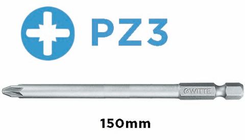 'PRO' POZIDRIV BIT (PZ3 x 150mm) - Loose