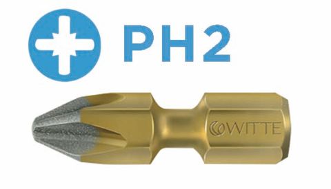 'MAXX-Diamond' PHILLIPS BIT (PH2 x 25mm) *Bitflex* - Loose