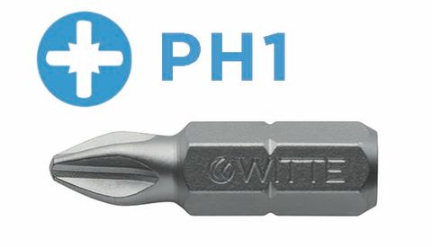 'MAXX-Stainless' PHILLIPS BIT (PH1 x 25mm) - Loose