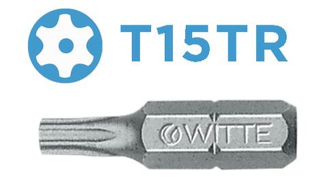 'PRO' TAMPER TORX BIT (T15TR x 25mm) - Loose