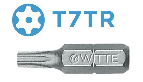 'PRO' TAMPER TORX BIT (T7TR x 25mm) - Loose