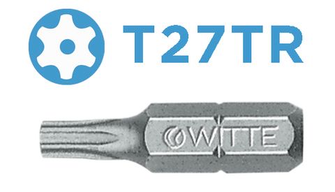 'PRO' TAMPER TORX BIT (T27TR x 25mm) - Loose
