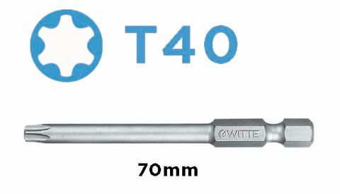 'PRO' TORX BIT (T40 x 70mm) - Loose