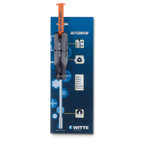 'PRO-BITDRIVE' SCREWDRIVER (7-Pce) - With Standard Bits