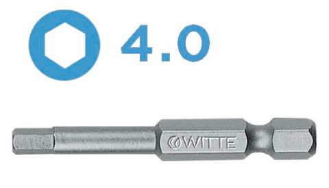 'PRO' HEX BIT (4.0 x 50mm) - Loose