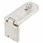 80mm HASP & STAPLE - Jointed Pat. - *Stainless Steel* - CARDED